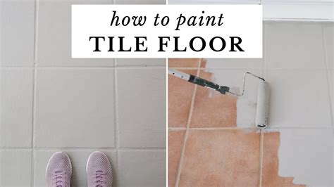 can i paint a tiled floor